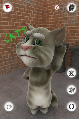 Talking tom cat говорящий кот для iphone