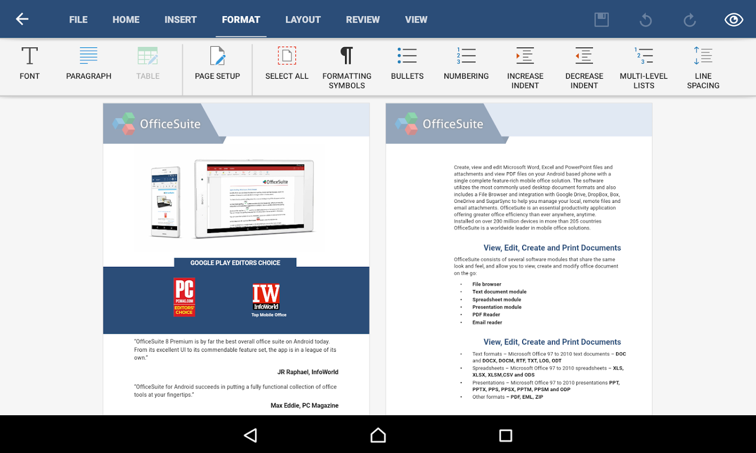 Office suite pro for android apk